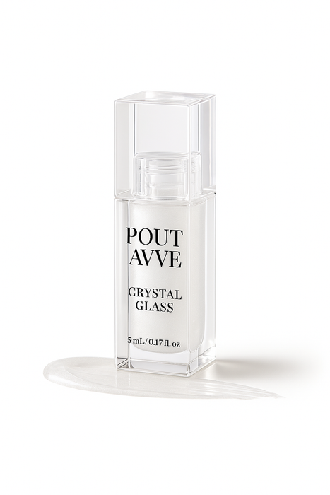 Crystal Glass – high-shine clear lip gloss by Pout Avve.