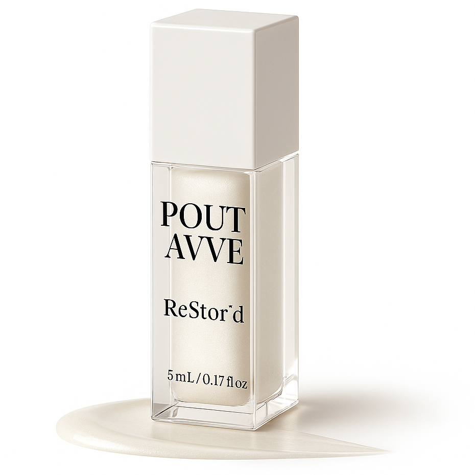 ReStor’d – nourishing lip repair gloss with Meadowfoam, Jojoba & Squalane by Pout Avve